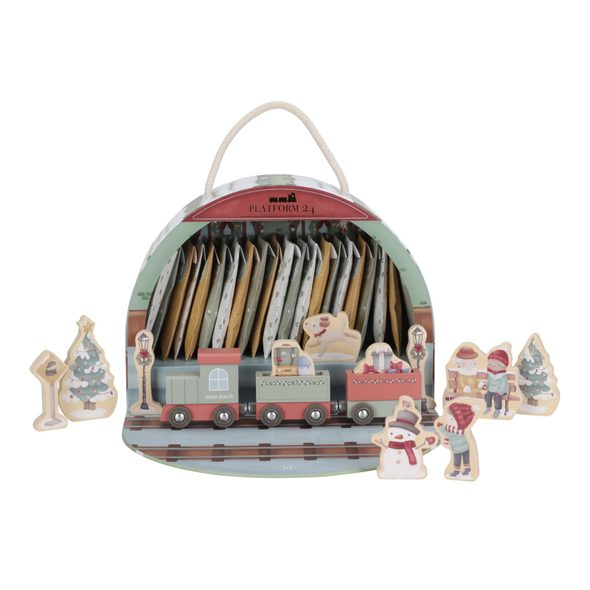 LITTLE DUTCH ADVENTNÍ KALENDÁŘ VLAKOVÉ NÁDRAŽÍ - LITTLE DUTCH - PRO DĚTI