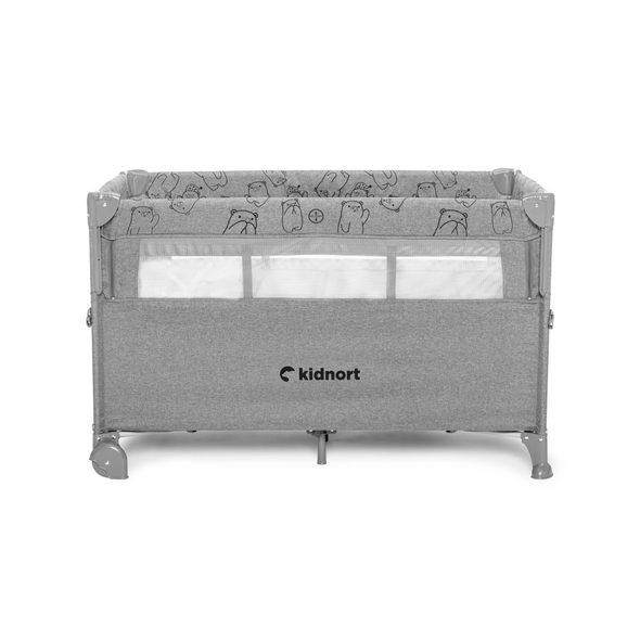 KIDNORT CESTOVNÍ POSTÝLKA KIDNORT STUGAN SVĚTLE ŠEDÁ - CESTOVNÍ POSTÝLKY - SPINKÁNÍ