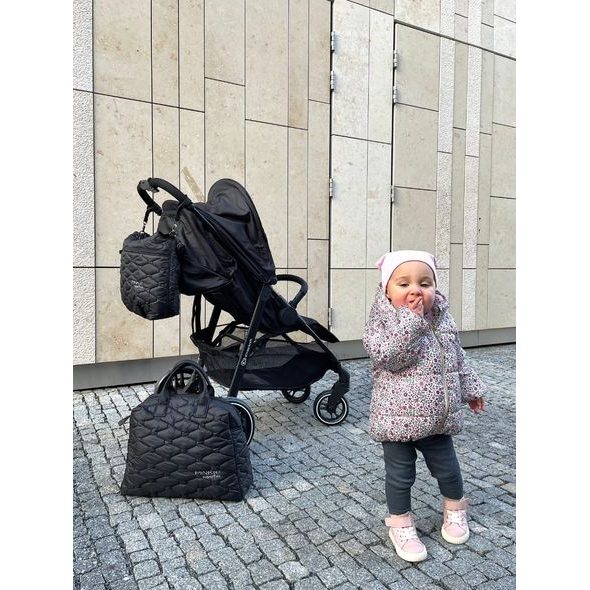 PINKIE KABELA NA KOČÁREK SUPERFINE BLACK M - PŘEBALOVACÍ TAŠKY - KOČÁRKY A PŘÍSLUŠENSTVÍ