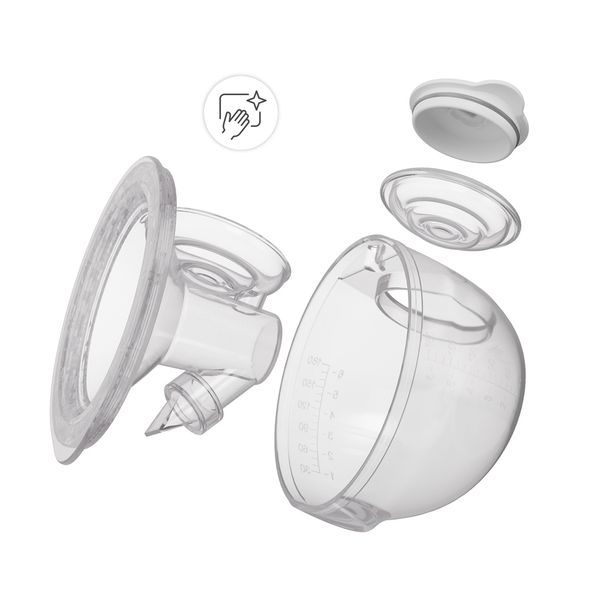 KINDERKRAFT ODSÁVAČKA MATEŘSKÉHO MLÉKA DOUBLE HANDS-FREE GENTLENESTE + CHICCO VLOŽKY DO PODPRSENKY - ODSÁVAČKY MATEŘSKÉHO MLÉKA - KRMENÍ
