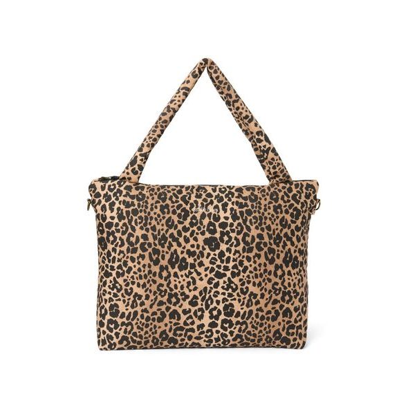 STUDIO NOOS COTTON DIAPER BAG PŘEBALOVACÍ TAŠKA BROWN LEOPARD - PŘEBALOVACÍ TAŠKY - KOČÁRKY A PŘÍSLUŠENSTVÍ