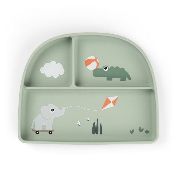 DONE BY DEER STICK AND STAY JÍDELNÍ TALÍŘ PLAYGROUND - MISKY, TALÍŘKY A PODLOŽKY - KRMENÍ