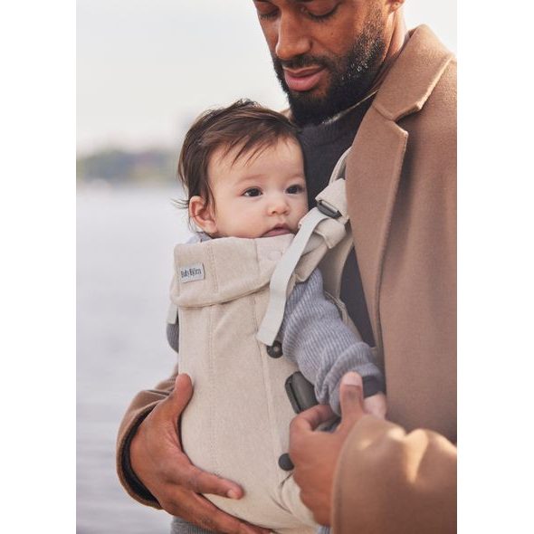 BABYBJORN BABYBJORN NOSÍTKO HARMONY WOVEN LIGHT BEIGE MÉLANGE - ERGONOMICKÁ NOSÍTKA - NOŠENÍ & SPORT