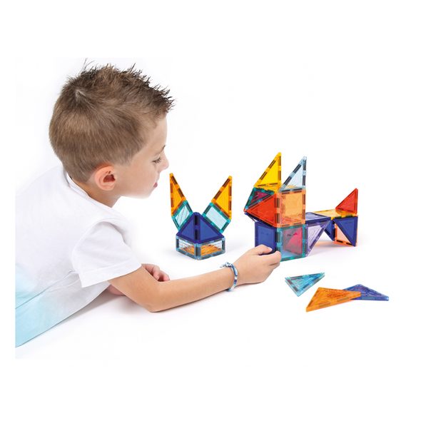 LUDI MAGNETICKÁ STAVEBNICE XXL 100 KS - STAVEBNICE A PUZZLE - PRO DĚTI