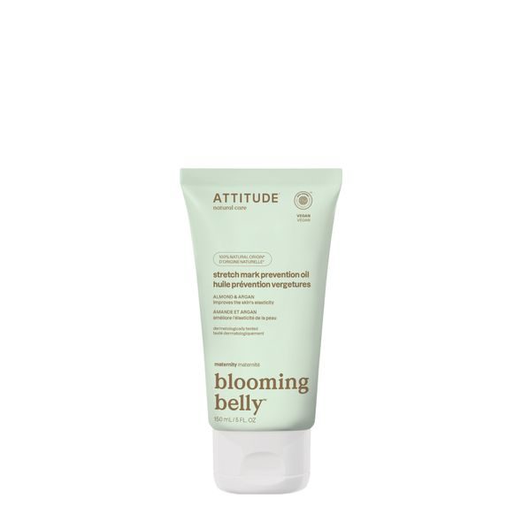 ATTITUDE PŘÍRODNÍ OLEJ BLOOMING BELLY PRO TĚHOTNÉ A PO PORODU - ARGAN A MANDLE 150 ML - KOSMETIKA V TĚHOTENSTVÍ - PRO MAMINKY