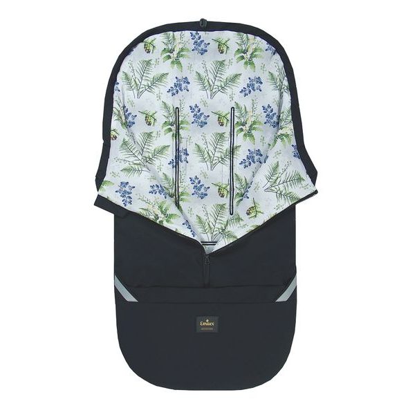 EMITEX FUSAK 2V1 COCOON SOFTSHELL BLACK + MAGICAL FOREST - FUSAKY DO KOČÁRKU - KOČÁRKY A PŘÍSLUŠENSTVÍ