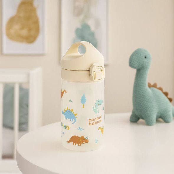 CANPOL BABIES LAHEV PRO DĚTI JUNIOR 400ML BÉŽOVÁ - SPORTOVNÍ LAHVE - KRMENÍ
