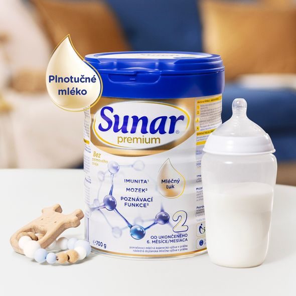 SUNAR PREMIUM 1 MLÉKO POČÁTEČNÍ 700G - KOJENECKÁ MLÉKA - KRMENÍ