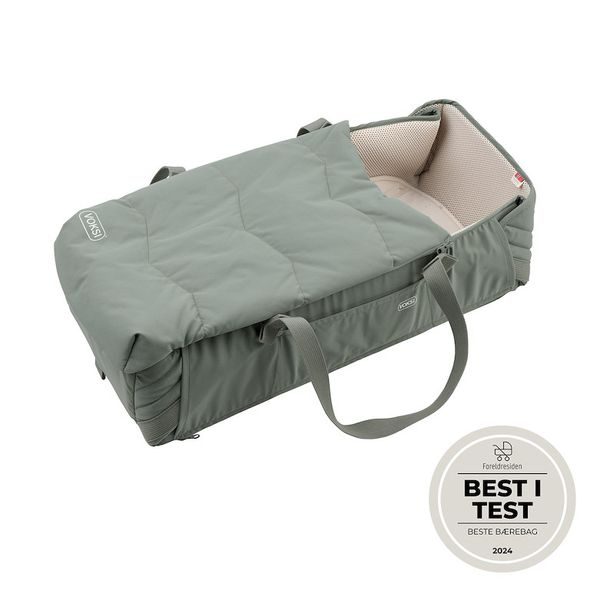 VOKSI CARRY ME MEADOW GREEN CREAM LEAF - KORBIČKY - KOČÁRKY A PŘÍSLUŠENSTVÍ
