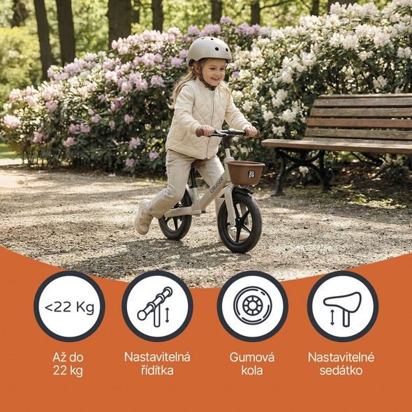 ZOPA ODRÁŽEDLO CRUISER S BRZDOU - DĚTSKÁ KOLA ODRÁŽECÍ - NOŠENÍ & SPORT