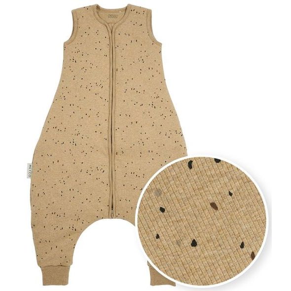 MEYCO JUMPER RIB MINI SPOT VEL.80 - TOFFEE MELANGE - SPACÍ PYTLE - SPINKÁNÍ