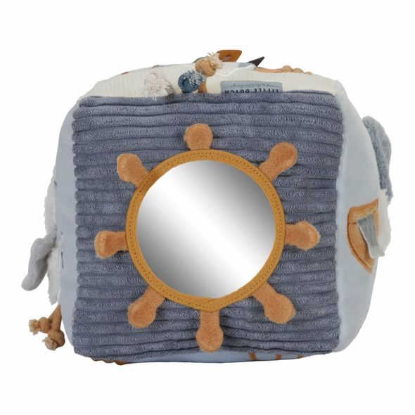 LITTLE DUTCH PLYŠOVÁ KOSTKA - NÁMOŘNICKÝ ZÁLIV - AKTIVNÍ HRAČKY - PRO DĚTI