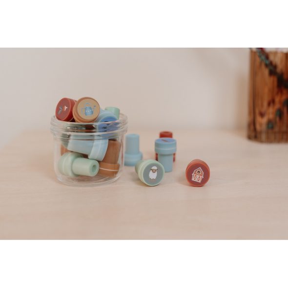 LITTLE DUTCH RAZÍTKA SAMOBARVICÍ 16 KS FARMA - LITTLE DUTCH - PRO DĚTI