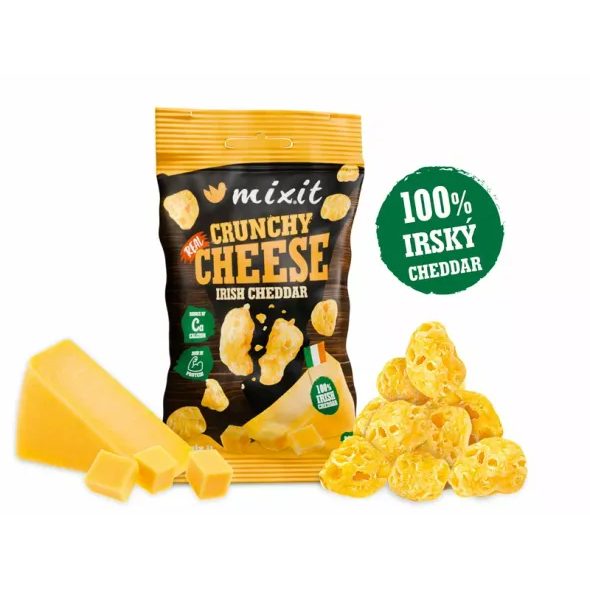 MIXIT KŘUPAVÝ SÝR DO KAPSY - IRSKÝ CHEDDAR - SLANÉ ZOBÁNÍ - PRO MAMINKY