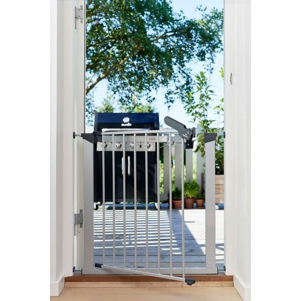 BABYDAN TLAKOVÁ ZÁBRANA ASTA 73-80CM STŘÍBRNÁ - BEZPEČNOST DĚTÍ V DOMÁCNOSTI - KOUPÁNÍ A ZDRAVÍ