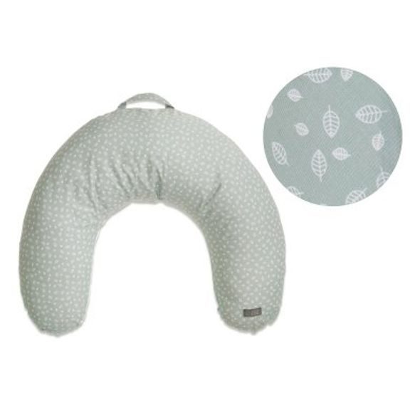 VINTER & BLOOM NORDIC LEAF KOJÍCÍ POLŠTÁŘ MILD GREEN - KOJÍCÍ POLŠTÁŘE - KRMENÍ
