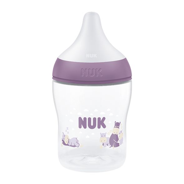 NUK PERFECT MATCH LÁHEV S KONTROLOU TEPLOTY HIPPO 150 ML - KOJENECKÉ LAHVE - KRMENÍ