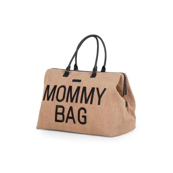 CHILDHOME PŘEBALOVACÍ TAŠKA MOMMY BAG RAFFIA LOOK - PŘEBALOVACÍ TAŠKY - KOČÁRKY A PŘÍSLUŠENSTVÍ