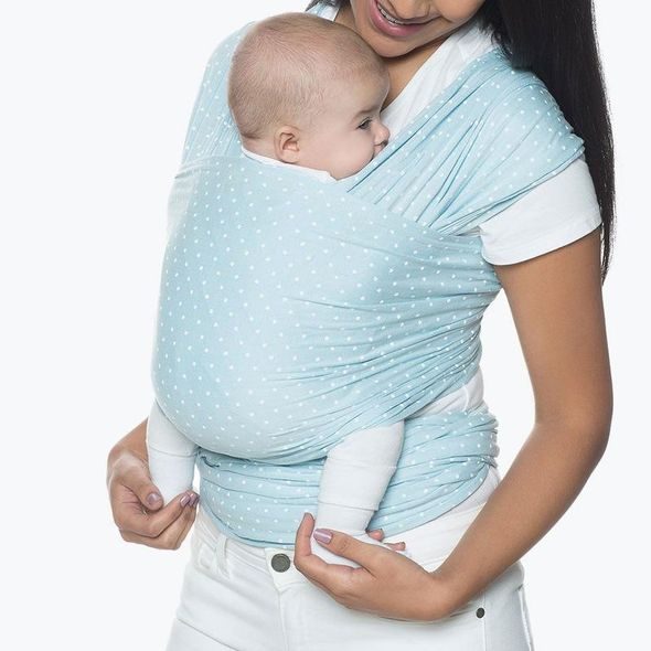 ERGOBABY ŠÁTEK/AURA WRAP - BABY BLUE - KLOKANKY A ŠÁTKY - NOŠENÍ & SPORT