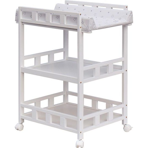 SCARLETT PŘEBALOVACÍ PULT BUNO BÍLÝ HVĚZDIČKA BÍLÁ - PŘEBALOVACÍ PULTY - PŘEBALOVÁNÍ