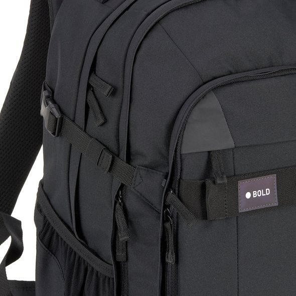 LÄSSIG ŠKOLNÍ BATOH ORIGIN BOLD BLACK - BATOHY A TAŠKY - PRO DĚTI