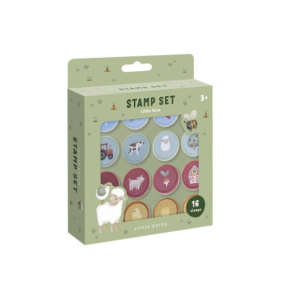 LITTLE DUTCH RAZÍTKA SAMOBARVICÍ 16 KS FARMA - LITTLE DUTCH - PRO DĚTI