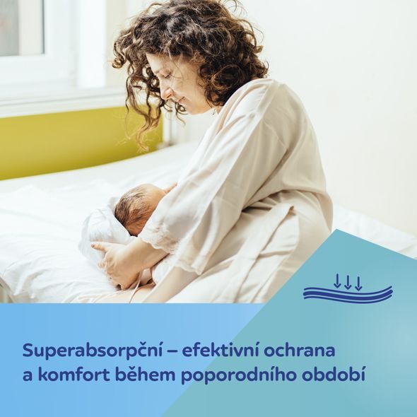 CANPOL BABIES VYSOCE ABSORPČNÍ TVAROVANÉ VLOŽKY PO PORODU NOČNÍ 10 KS - PRSNÍ VLOŽKY - PRO MAMINKY
