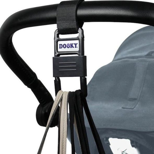 DOOKY UNIVERZÁLNÍ KLIP NA KOČÁREK - HÁČKY, POPRUHY A KOLÍČKY - KOČÁRKY A PŘÍSLUŠENSTVÍ