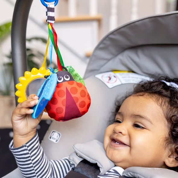 BABY EINSTEIN HRAČKA SENZORICKÁ NA C KROUŽKU TOUCH OF NATURE™ 0M+ - SENZORICKÉ HRAČKY - PRO DĚTI