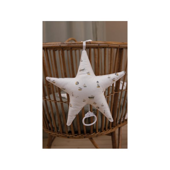 LITTLE DUTCH HUDEBNÍ HVĚZDA NÁMOŘNICKÝ ZÁLIV WHITE - HRACÍ SKŘÍŇKY - PRO DĚTI