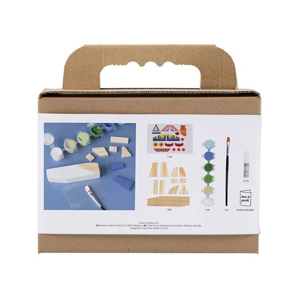 CREATIV COMPANY KREATIVNÍ SADA LETADLO DŘEVĚNÉ - VÝTVARNÉ POMŮCKY A HRAČKY - PRO DĚTI