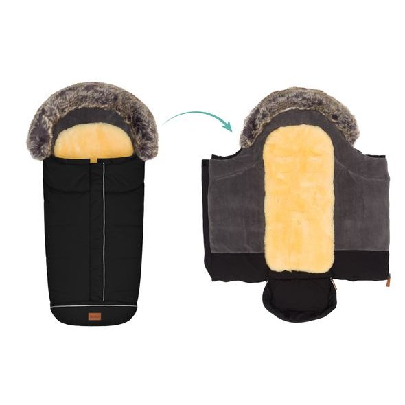 FILLIKID FUSAK ZIMNÍ MAVENSI BLACK - FUSAKY DO KOČÁRKU - KOČÁRKY A PŘÍSLUŠENSTVÍ