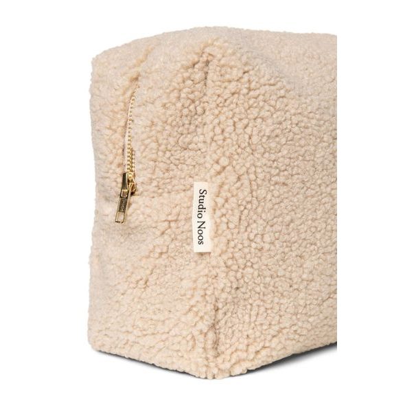 STUDIO NOOS TEDDY TOALETNÍ TAŠTIČKA ECRU - KOSMETICKÉ TAŠKY - PŘEBALOVÁNÍ