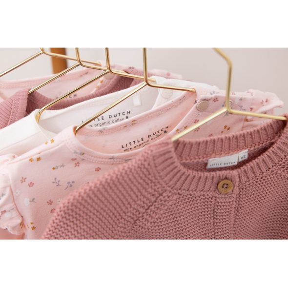LITTLE DUTCH KARDIGAN PLETENÝ VINTAGE PINK VEL. 68 - KABÁTKY, MIKINKY - PRO DĚTI