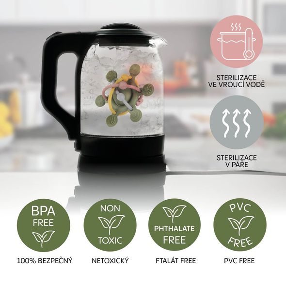 ZOPA SILIKONOVÉ CHRASTÍTKO - CHRASTÍTKA - PRO DĚTI