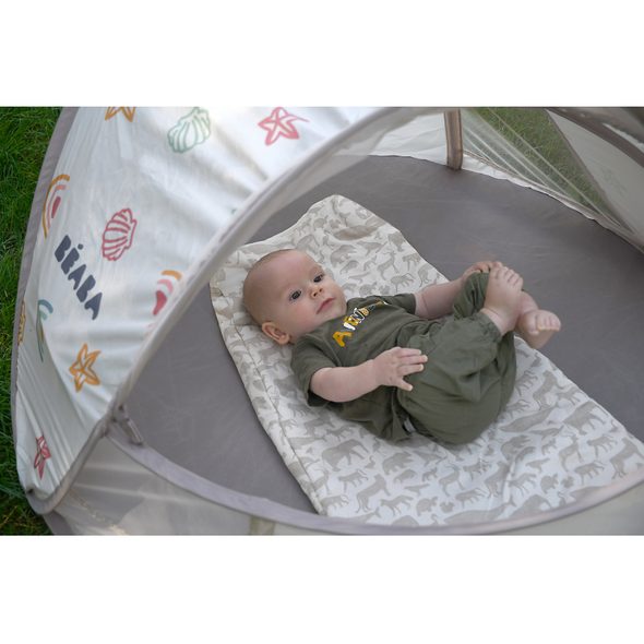 BEABA PLÁŽOVÝ STAN ANTI-UV BREEZYNEST CLAY EARTH - UV STANY - PRO DĚTI