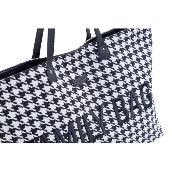 CHILDHOME CESTOVNÍ TAŠKA FAMILY BAG PEPITO BLACK - CESTOVNÍ TAŠKY NA KOČÁREK - KOČÁRKY A PŘÍSLUŠENSTVÍ