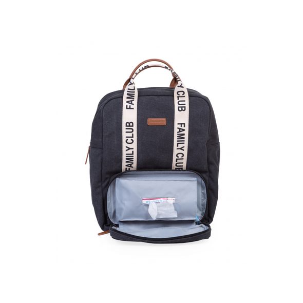 CHILDHOME PŘEBALOVACÍ BATOH FAMILY CLUB BLACK - PŘEBALOVACÍ BATOHY - KOČÁRKY A PŘÍSLUŠENSTVÍ