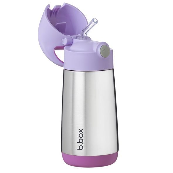 B.BOX TERMOSKA NA PITÍ S BRČKEM 350 ML - SUGAR PLUM - SPORTOVNÍ LAHVE - KRMENÍ