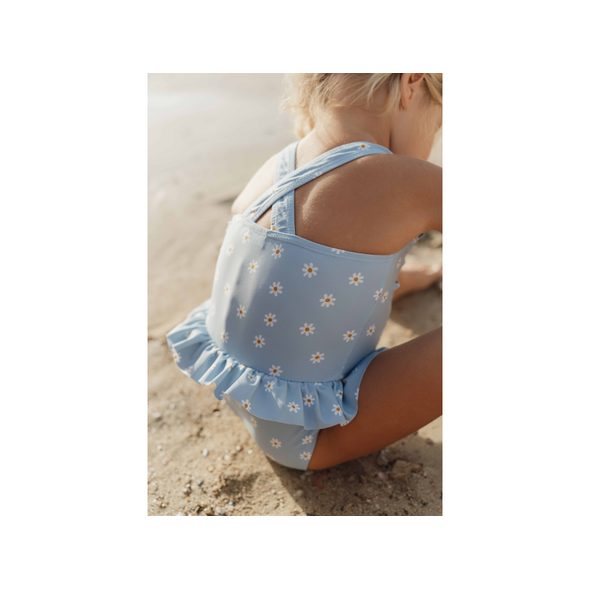 LITTLE DUTCH PLAVKY BEZ RUKÁVŮ DAISIES BLUE VEL. 74/80 - KOJENECKÉ PLAVKY - KOUPÁNÍ A ZDRAVÍ