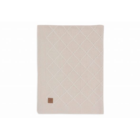 JOLLEIN DEKA 75X100CM CHECK KNIT OATMEAL - DĚTSKÉ DEKY PRO MIMINKA - SPINKÁNÍ