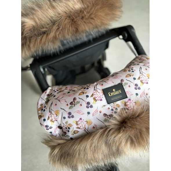 EMITEX RUKÁVNÍK LUXURY AUTUMN BERRIES - RUKÁVNÍKY NA KOČÁREK - KOČÁRKY A PŘÍSLUŠENSTVÍ