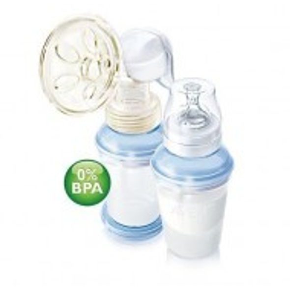 PHILIPS AVENT MANUÁLNÍ ODSÁVAČKA MLÉKA BEZ BPA (PES) + VIA SYSTEM - ODSÁVAČKY MATEŘSKÉHO MLÉKA - KRMENÍ
