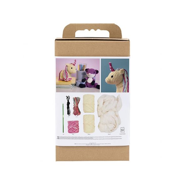 CREATIV COMPANY SADA NA HÁČKOVÁNÍ AMIGURUMI JEDNOROŽEC - NAVLÉKÁNÍ - PRO DĚTI