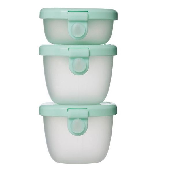 B.BOX SADA KRABIČEK SNACK TUBS 3KS - ZELENÉ - USKLADNĚNÍ JÍDLA - KRMENÍ