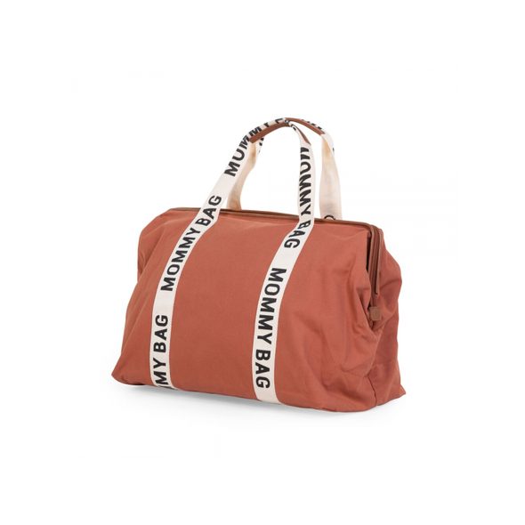 CHILDHOME PŘEBALOVACÍ TAŠKA MOMMY BAG CANVAS TERRACOTTA - PŘEBALOVACÍ TAŠKY - KOČÁRKY A PŘÍSLUŠENSTVÍ