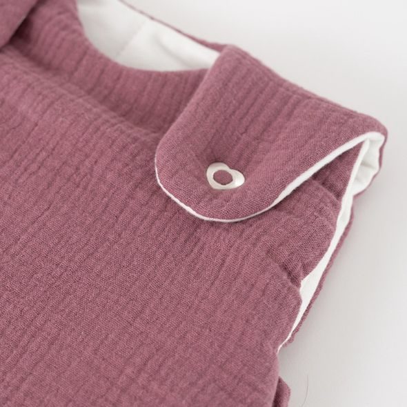 TRÄUMELAND VNĚJŠÍ SPACÍ PYTEL LIEBMICH MUSSELIN PFLAUME 50/56 - SPACÍ PYTLE - SPINKÁNÍ