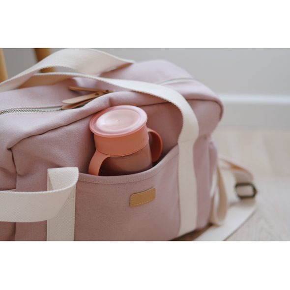 BEABA HRNEK TRÉNOVACÍ 360° PINK 340 ML 12M+ - DĚTSKÉ HRNEČKY - KRMENÍ