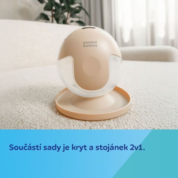 CANPOL BABIES DVOJITÁ ELEKTRICKÁ ODSÁVAČKA MATEŘSKÉHO MLÉKA DO PODPRSENKY SMARTSENSE - ODSÁVAČKY MATEŘSKÉHO MLÉKA - KRMENÍ