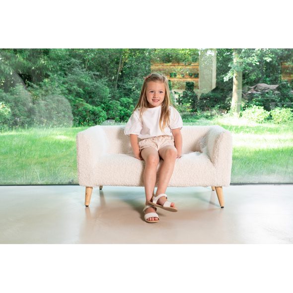 CHILDHOME POHOVKA DĚTSKÁ TEDDY OFF WHITE - KŘESÍLKA - SPINKÁNÍ